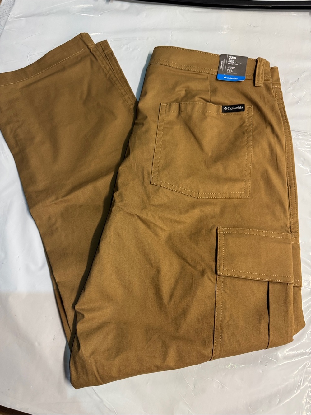 Columbia Tan Cargo Chinos for Men